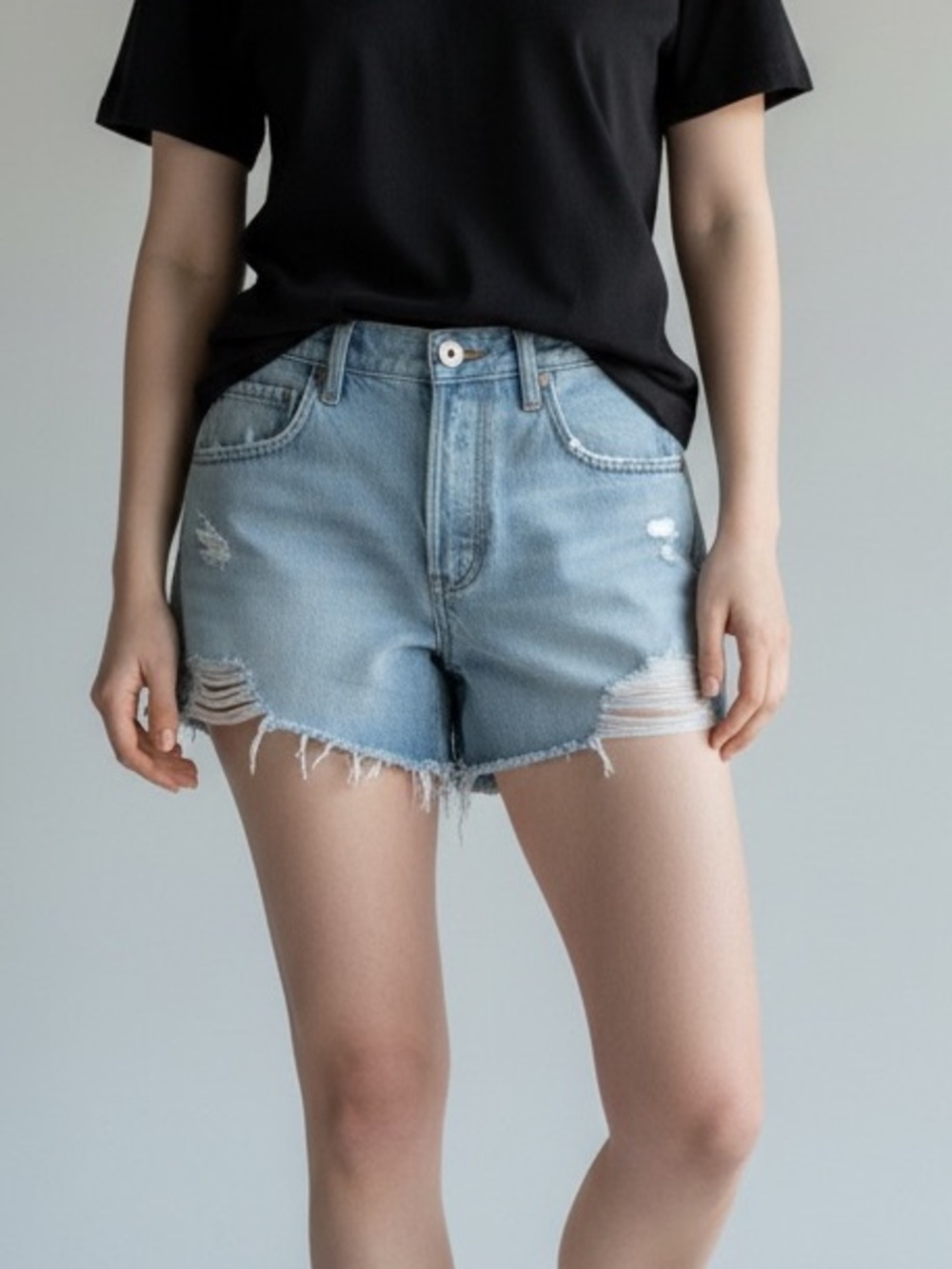 NWOT Citizens of Humanity distressed jean shorts 27